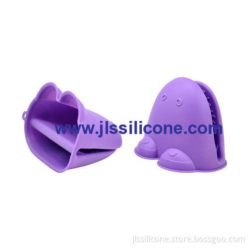 Purple Frog Silicone Oven Mitts Glove Heat Resistant Pot Holder